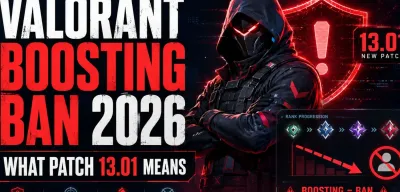 Valorant Boosting Ban 2026: What Patch 13.01 Means