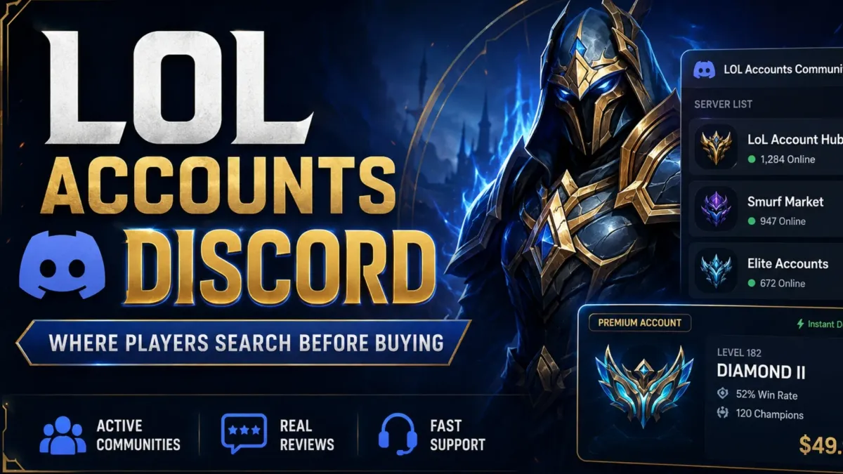 LoL Accounts Discord: Where Players Search Before Buying