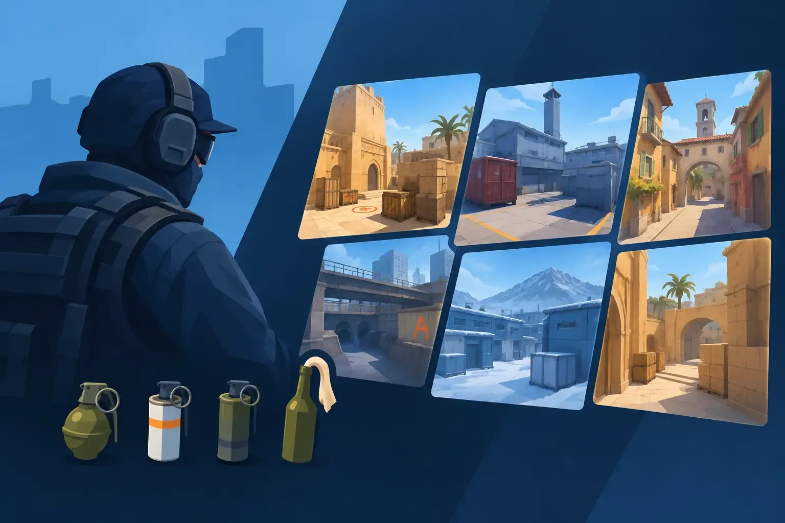 7 Best CS2 Utility Training Maps for Ranked
