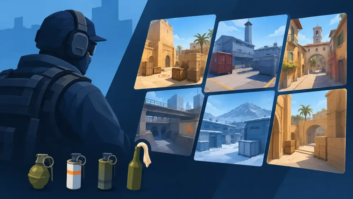 7 Best CS2 Utility Training Maps for Ranked