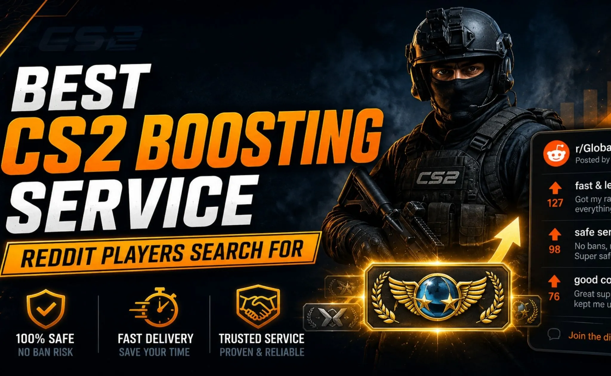Best CS2 Boosting Service Reddit Players Search For