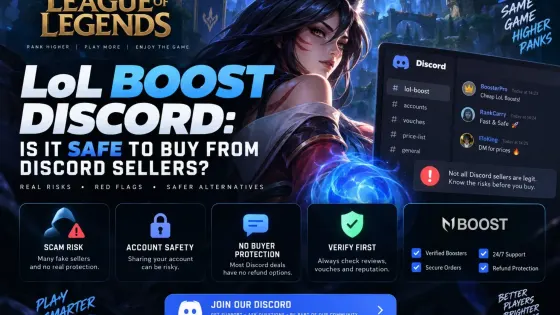 LoL Boost Discord: Is It Safe to Buy From Discord Sellers?