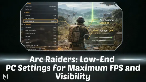 Arc Raiders: Low-End PC Settings for Maximum FPS and Visibility