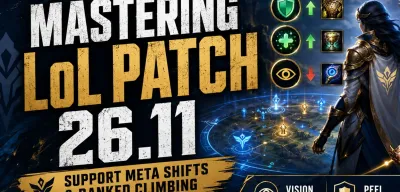 Mastering LoL Patch 26.11: Support Meta Shifts and Ranked Climbing