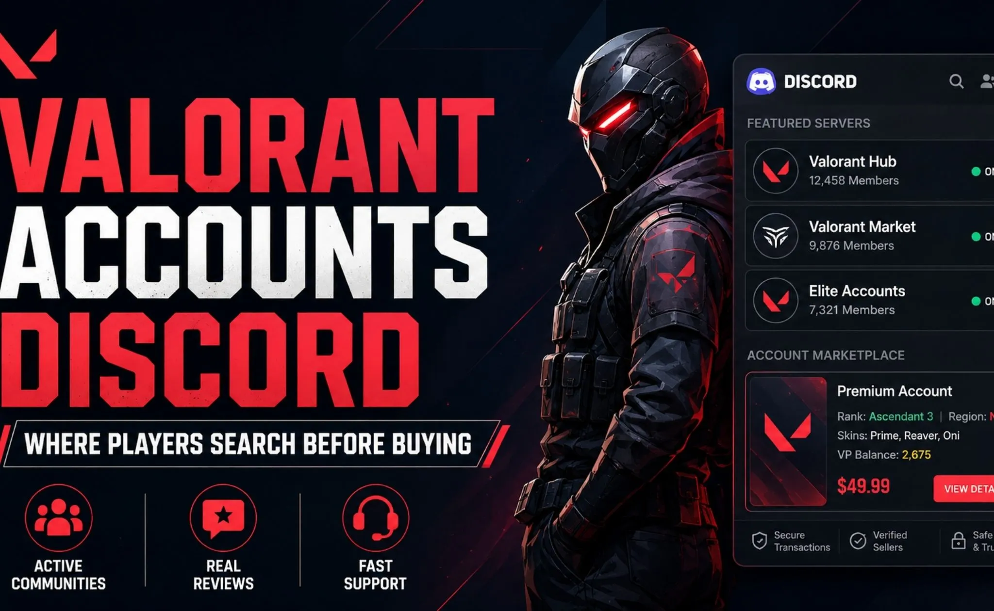 Valorant Accounts Discord: Where Players Search Before Buying