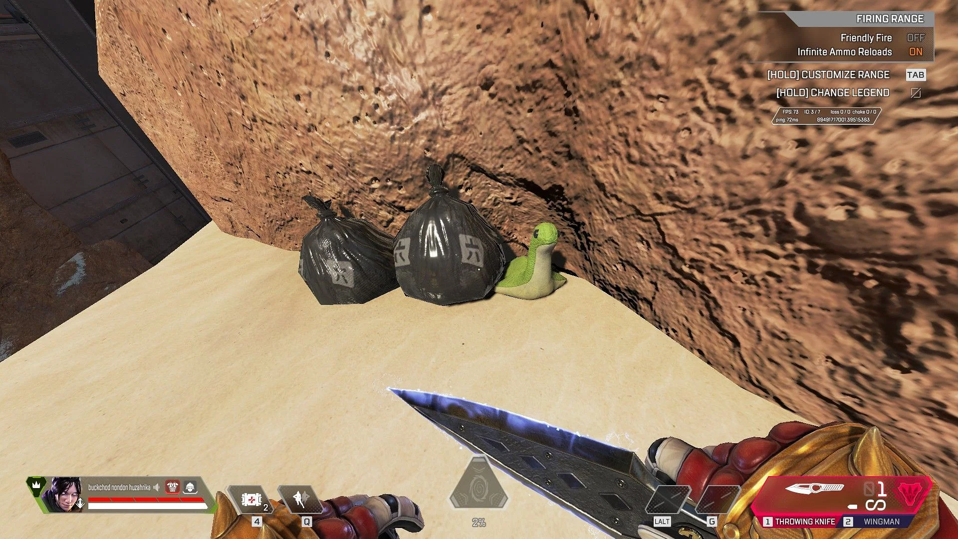 Apex Legends Firing Range Nessie